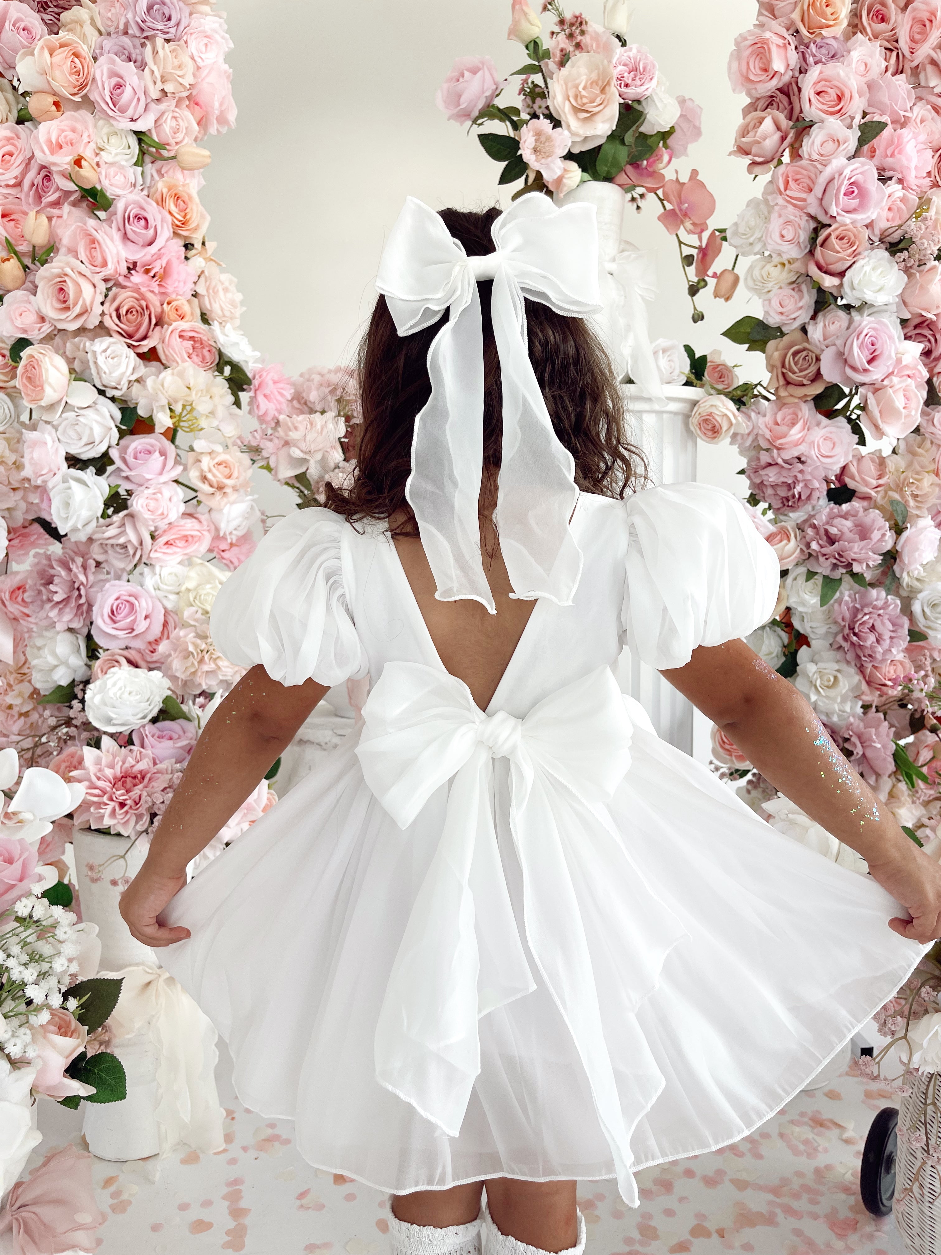 Girls White Dresses Arabella & Rose Girls White Dresses Arabella & Rose