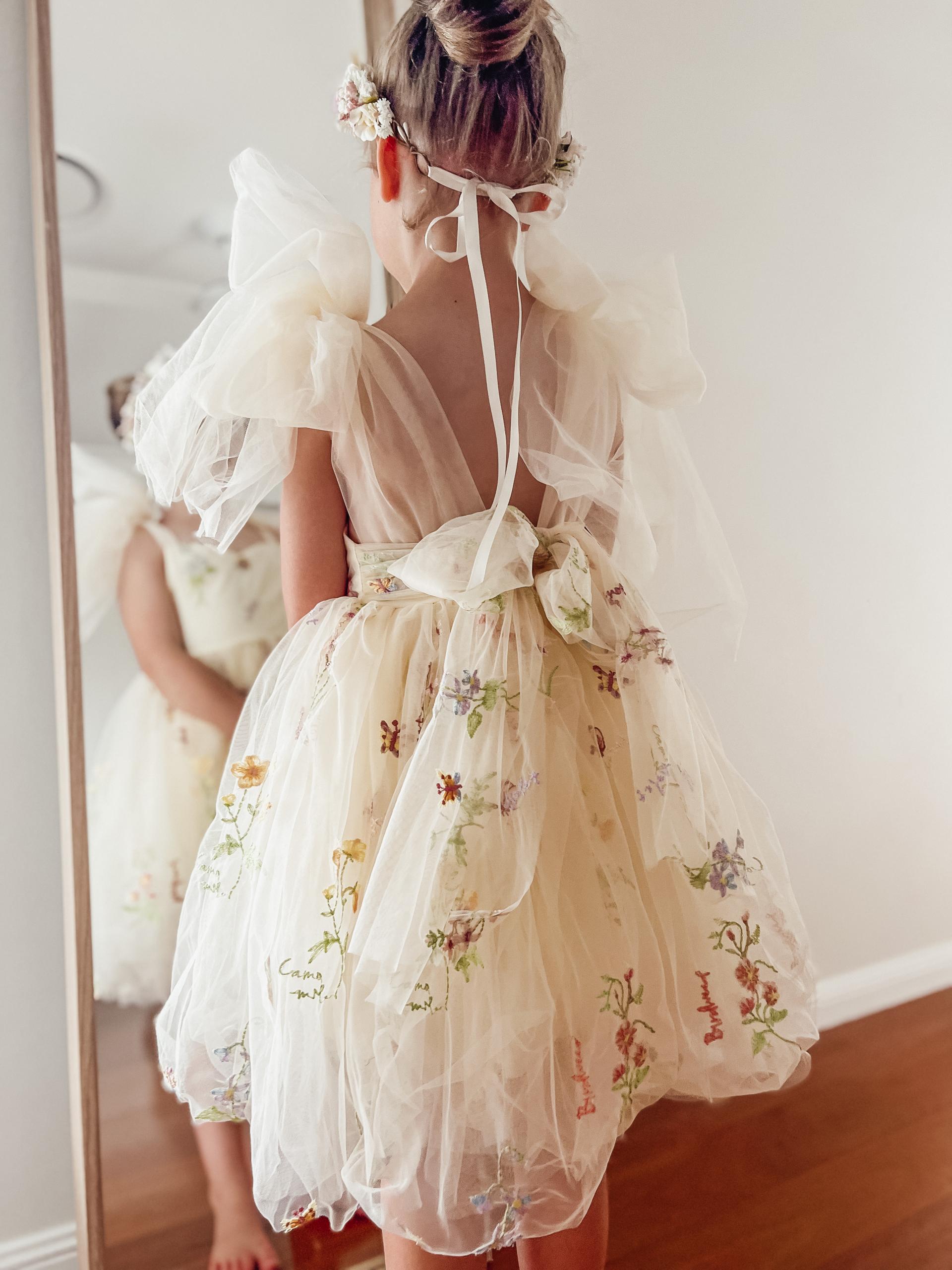 girls tulle party dress Tulle dress NELLYSTELLA