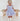 Swiss Dot Gardenia Dress - Periwinkle