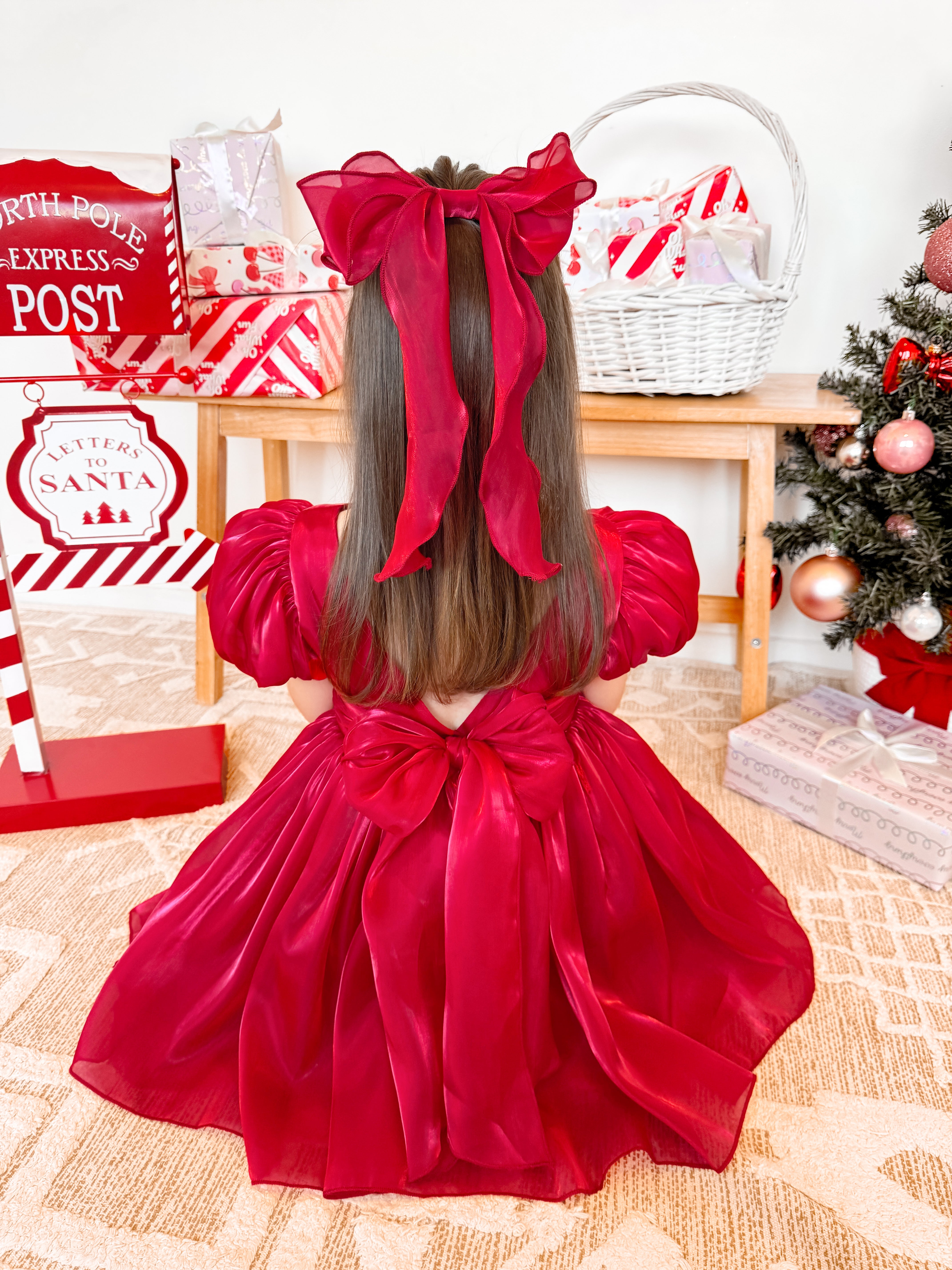 Tabitha Ruby Red Girls Party Dress Special Occasion Wear Arabella & Rose Tabitha Ruby Red Girls Party Dress Special Occasion Wear Arabella & Rose