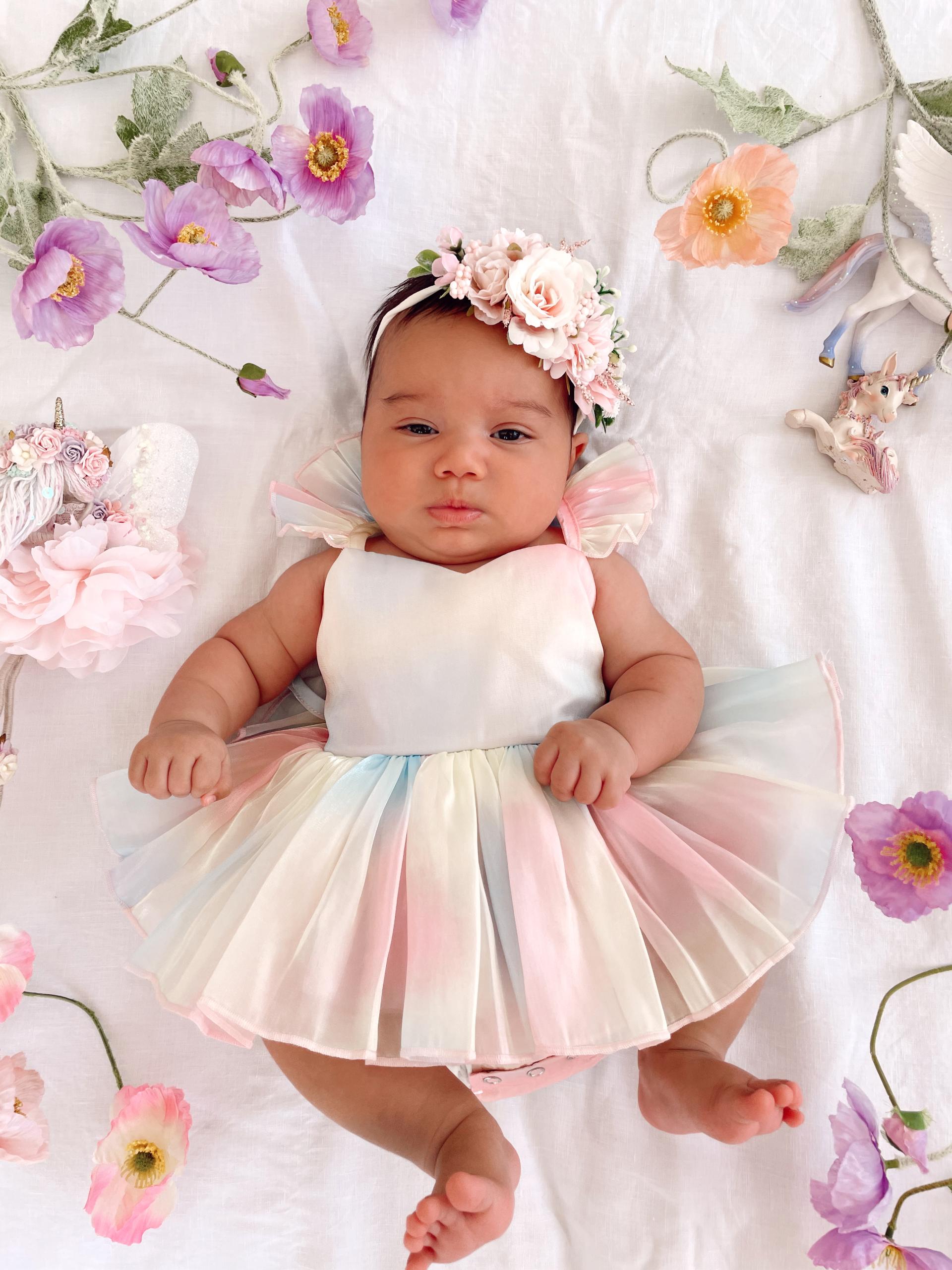 baby girl pastel dress Quinceanera Dress Light Pastel Blue | Girl Dress Light Pastel Blue