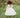 Girls Giselle White Lace Back Flower Girl Dress
