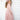 Dusty Rose Swan Lace Back Dress