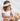 Adelina White Romper Margot Flower Crown