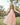 Dusty Rose Swan Lace Back Dress