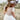 Girls White Magnolia Capped Sleeve Lace Back Flower Girl Dress