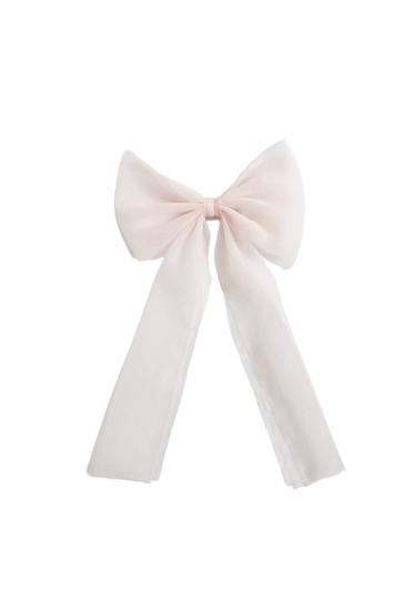 Dottie Candy Pink Tulle Girls Hair Bow