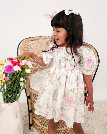 Fairy Garden Girls Floral Dress