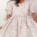 Violet Girls Floral Dress