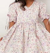 Violet Girls Floral Dress