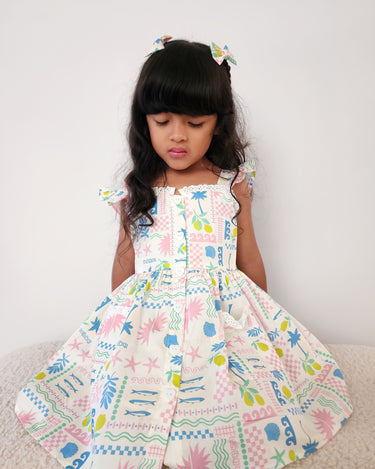 Tropicana Girls Floral Dress