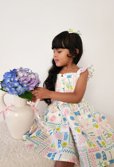 Tropicana Girls Floral Dress