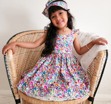 Darlia Garden Girls Floral Dress