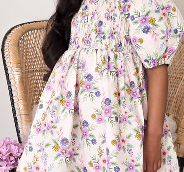 Elina Floral Girls Dress