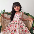 Holiday Blossom Girls Pink Floral Dress