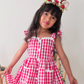 Picnic Red Gingham Girls Dress