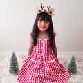 Picnic Red Gingham Girls Dress