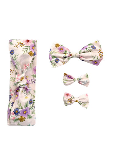Elina Floral Baby Girl Hair Accessories
