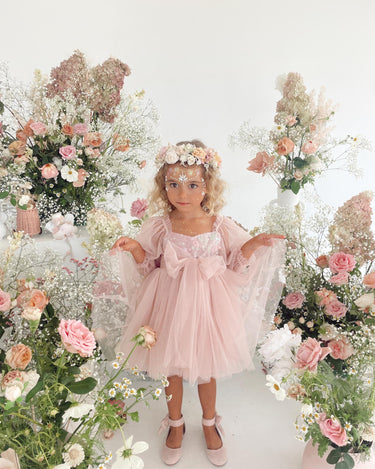 Sequin Dress Next Girls Pink Dress Arista Ocean Dusty Pink Sparkle