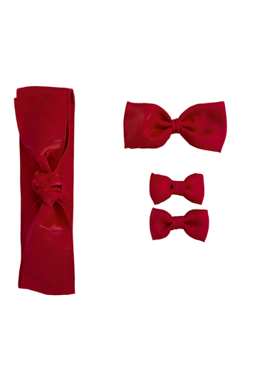 Ruby Red Dolly Baby Girl Hair Accessories