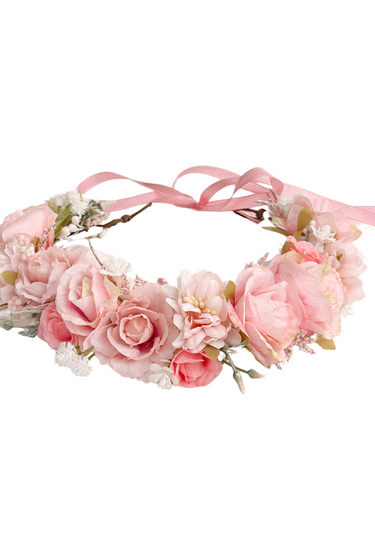 Sophia Candy Pink Girls Flower Crown