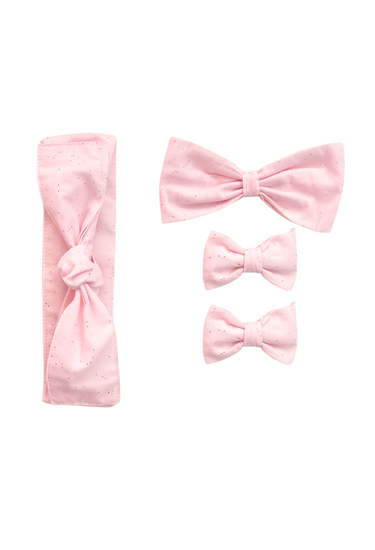 Candy Pink Sparkle Baby Girl Hair Accessories