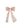 Alette Matte Blush Rose Pink Organza Girls Hair Bow