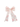 Princess Swan Pink Organza Girls Hair Bow