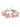 Couronne de fleurs Isabelle Pink pour filles