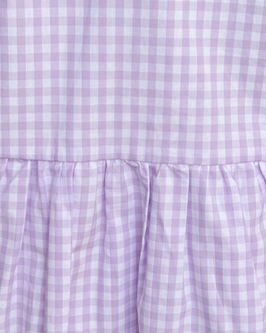 Evie Lou Purple Gingham Girls Dress Sweet Collar, Love Heart Buttons & Broderie Anglaise Details Arabella & Rose Evie Lou Purple Gingham Girls Dress Sweet Collar, Love Heart Buttons & Broderie Anglaise Details Arabella & Rose