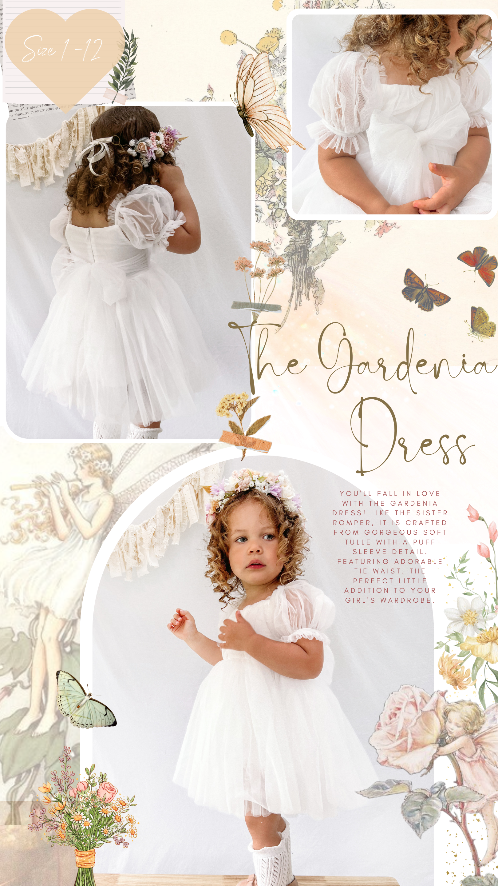 White Flora Flower Girl Dress - Special Occasion Dresses White Flora Flower Girl Dress - Special Occasion Dresses