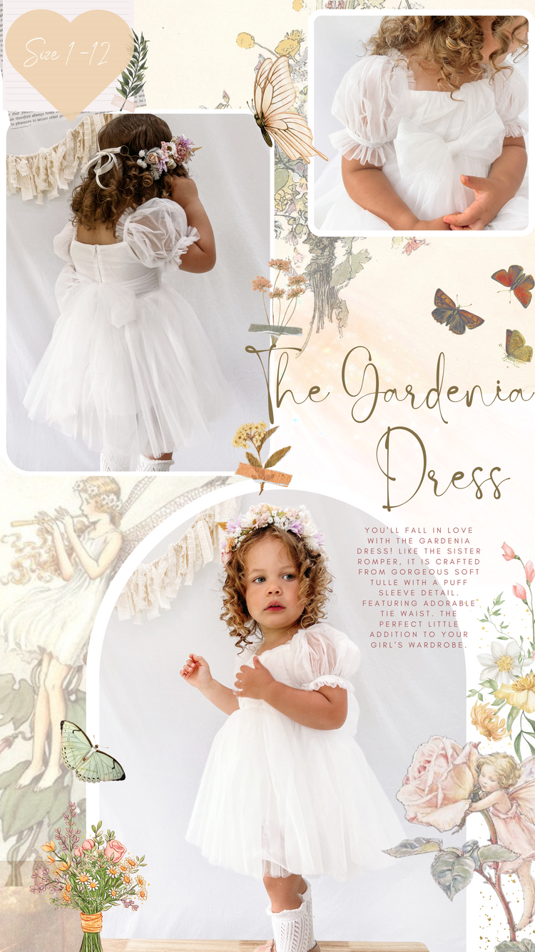 Amore Dress in Gardenia Bloom