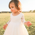 Giselle White Lace Back Dress