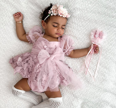 Ruffle Leggings, Shirt and Bow Set for Baby Girl, White Color