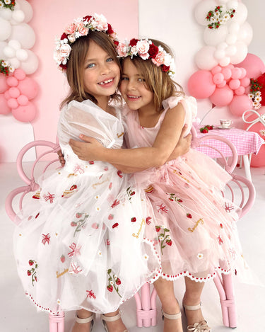 Oh my! Gorgeous sisters in our stunning Strawberry Fields Collection Oh my! Gorgeous sisters in our stunning Strawberry Fields Collection