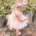 Sugar Plum Romper - Heavenly Pink