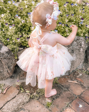 Sugar Plum Romper - Heavenly Pink