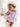 Barboteuse bébé fille motif papillons et roses lilas