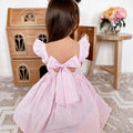 Frankie June Pink Gingham Girls Dress