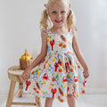 Euro Summer Girls Floral Dress