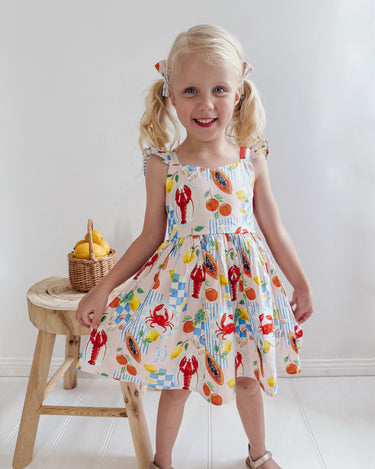 Euro Summer Girls Floral Dress