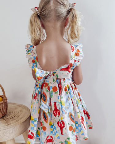 Euro Summer Girls Floral Dress