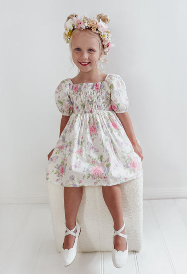 Fairy Garden Girls Floral Dress