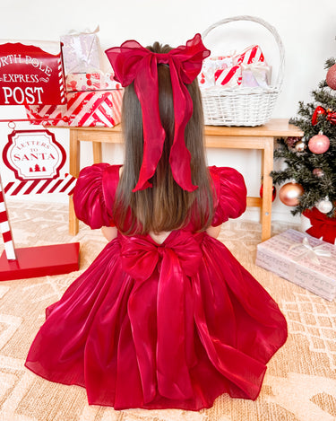 Tabitha Ruby Red Girls Party Dress