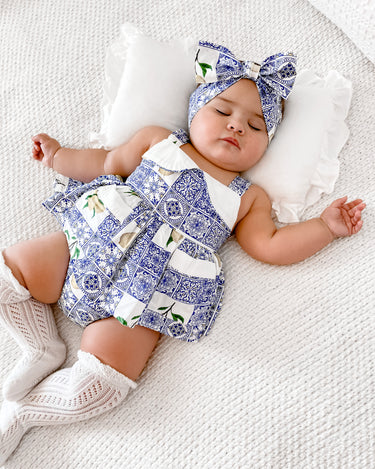 Ciao Bella Baby Girl Floral Romper