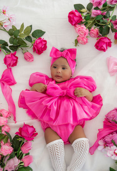 Fuchsia Pink Dolly Baby Girl Hair Accessories