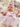 Barboteuse bébé fille Ariel à paillettes violettes et perles