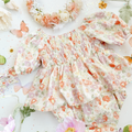 floral baby romper