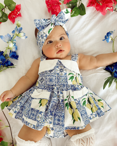 Ciao Bella Baby Girl Floral Romper