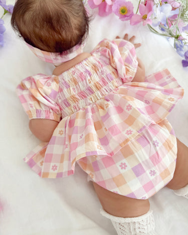 Ellie May Baby Girl Floral Romper